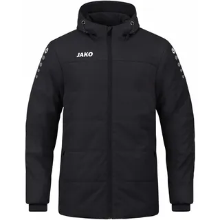 Jako Team Coachjacke mit Kapuze Herren schwarz M