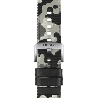 TISSOT T852046771 Uhrenarmband 22 mm Textil Camouflage