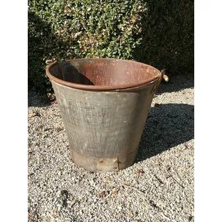 Pflanzeimer Zink Vintage Pflanzgefäße Übertopf Blumenkübel Pflanzkübel
