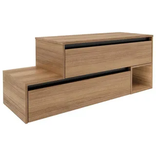 FACKELMANN Waschbeckenunterschrank Waschtischunterschrank, Badezimmermöbel, Stauraumwunder