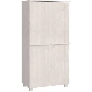 vidaXL Kleiderschrank Hamar 89 x 180 x 50 cm Weiß