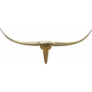 KADIMA DESIGN Geweih Bull Aluminium 100x6 cm