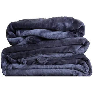 KH-Haushaltshandel Bettwäsche Winter Bettwäsche Teddy Fleece Flausch Plüsch 135x200+80x80cm, TeddyFleece, dunkelgrau, uni/einfarbig, super flauschige Winterbettwäsche grau