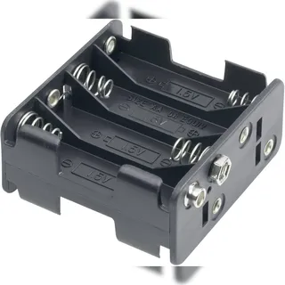 goobay Batteriehalter 8x Mignon (AA) Druckknopfanschluss 12470