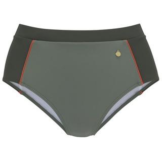 LASCANA Highwaist-Bikini-Hose Damen oliv Gr.36