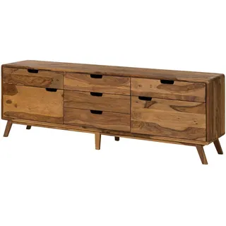 MASSIVMOEBEL24.DE Sideboard 200 x 65 x 40 cm Natur