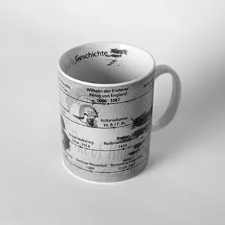 Könitz Edelstahl Wissensbecher Geschichte Becher Sonderedition Tasse Kaffeetasse Kaffeebecher