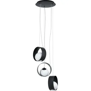 EGLO Camargo 3-flg. 35 cm dimmbar schwarz, weiß