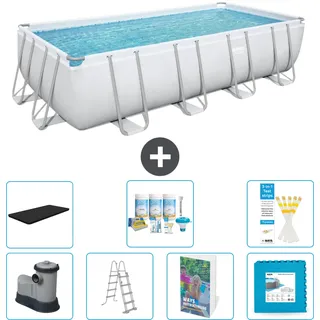 Bestway Power Steel Rechteckig - 549x274x122 Cm - 8-teilig  S536
