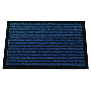 Mercury Fußmatte 40 cm x 60 cm rechteckig blau gemustert