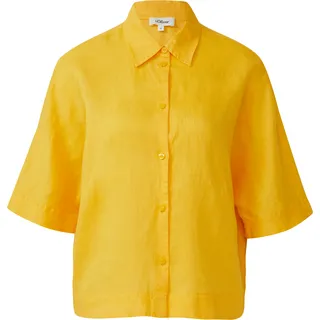 s.Oliver Kurzarmbluse Relaxed Fit Gelb 46