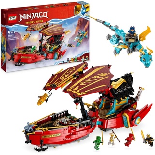 LEGO® Konstruktionsspielsteine Ninja-Flugsegler im Wettlauf mit der Zeit (71797), LEGO® NINJAGO, (1739 St), Made in Europe bunt