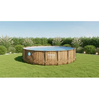 Bestway Pool, Braun, Kunststoff, Metall, 122 cm, Freizeit, Pools und Wasserspaß, Pools, Aufstellpools