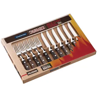 Tramontina Steakbesteck-Set 12-tlg. braun