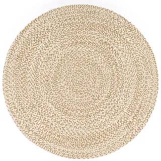 TT Home Jute Teppich 160 x 160 cm Beige