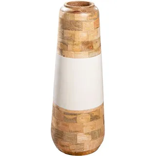 GILDE Bodenvase Vase Naturelle naturfarben-weiß (1 St) beige
