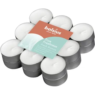 Bolsius Teelicht Bolsius Duftteelichter True Freshness Frische weiß