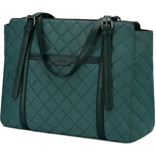 VASCHY 15,6 Zoll Laptoptasche Damen Arbeitstasche 14L Shopper Tasche | Handtasche Damen Groß, Aktentasche, Stepptasche, Schultasche, gepolstertes Laptopfach, für Lehrer,Schule,Uni,Büro - 40