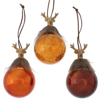 BOLTZE Weihnachtsbaumkugel Tjare Weihnachtskugel sortiert 8 cm (1 Stück)