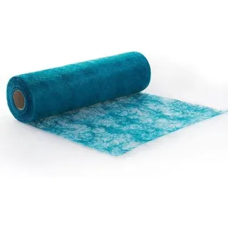 Famanu Tischläufer Vlies Türkis 30 cm x 5 Meter - Festliche Dekoration