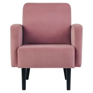 Paperflow Sessel LISBOA Stoff 1 St. 3660141954418 70 x 70 x 70 cm Rosa/Schwarz