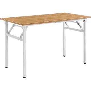 neu.haus Klapptisch 120 x 60 x 75 cm Weiß/Beige