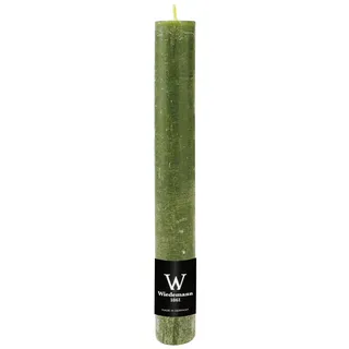Wiedemann Kerzen Durchgefärbte Stabkerzen Olive 280 x Ø 35 mm, 1 Stück