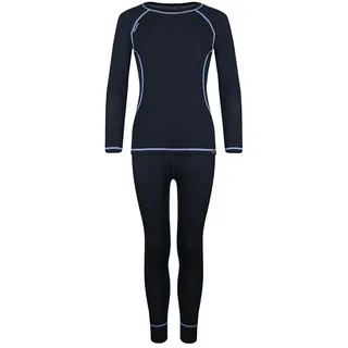 TROLLKIDS KIDS MERINO BASELAYER SET grau/blau 116