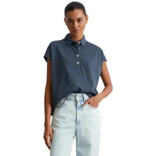 Marc O'Polo Poloshirt oversized, blau, xs