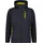 Man Jacket Zip Hood ANTRACITE-GOLD GREEN Antracite-Gold Green 60 in Schwarz 06UU