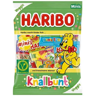 HARIBO Fruchtgummi-Mischung »Knallbunt Minis« vegetarisch 230g