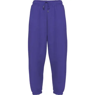 Stoffhose DEF "DEF Herren DEF Sweatpants", Herren, Gr. XL, US-Größen, lila (cobalt blau), 80% Baumwolle, 20% Polyester, unifarben, relaxed fit, Hosen Stoffhose