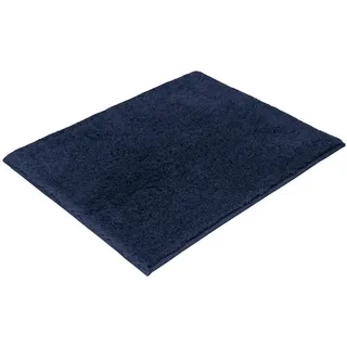 Vossen Badteppich Timeless, Dunkelblau, Textil, Uni, rechteckig, 50x60 cm, ISO 9001, Fkt, Made in Austria, Oeko-Tex® Standard 100, für Fußbodenheizung geeignet, Badtextilien, Badematten