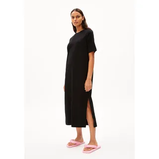 ARMEDANGELS XELINAA Midikleid Schwarz XL