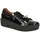 Sneaker Low Damen Schwarz/Gold 43