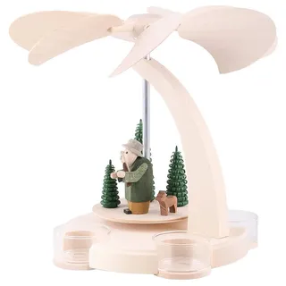 Seiffener Volkskunst eG Seiffener Volkskunst Bogenpyramide Waldmotiv / 18 cm