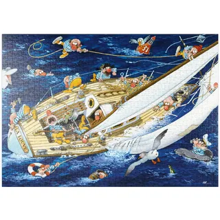 MyPuzzle Sailors - Jean-Jacques Loup - Cartoon Classics - Premium 1000 Teile Puzzle - MyPuzzle Sonderkollektion von Heye Puzzle