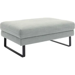 Hockerbank "Spin", silber, B:109cm H:44cm T:74cm, 100% Polyester, SCHÖNER WOHNEN-KOLLEKTION, Hocker, passend zur Serie "Spin"