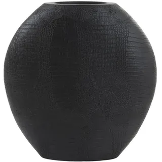 Light & Living Blumenvase Skeld Schwarz 40 cm
