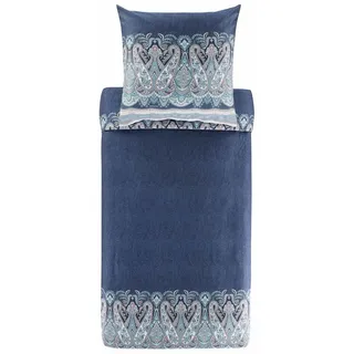 Bassetti Bettwäsche Granfoulard Bettwäsche, 2 teilig, langanhaltenden Farbbrillanz blau