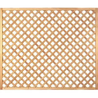 Tetzner & Jentzsch Sichtschutzelement Diagonal-Rankzaun 180 x 150 cm Grün Holz