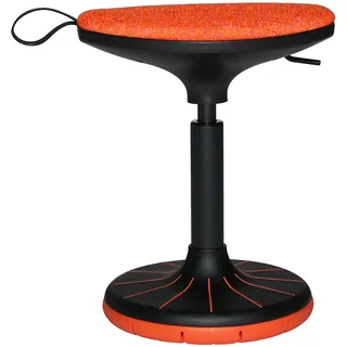 Wagner W3 Low Ergonomischer Bürohocker mit 3D-Bewegung, orange