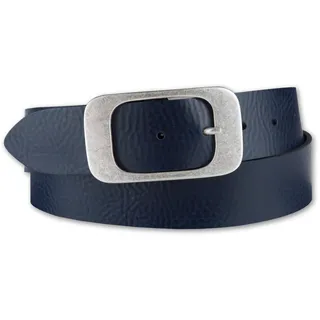 Bernd Götz Damengürtel Leder blau 90