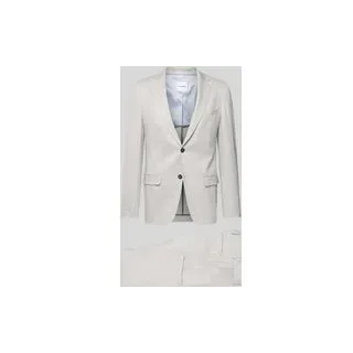 Slim Fit Anzug mit steigendem Revers, Silber, $listsize[$i].replace('"','"')