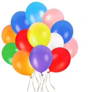 Faburo 80pcs Bunte Luftballons, 26 cm Latex Partyballon