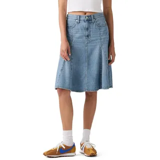 Levi's Godet Knee Length Skirt Good Grades Tenc - 30W