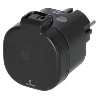 Brennenstuhl Smart-Home-Steckdose IP44 Schwarz 1 St.