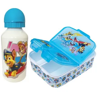 PAW PATROL Lunchbox Lunch-Set Brotdose + Alu-Trinkflasche, (SET, 2-tlg) bunt