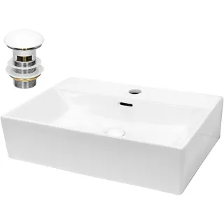 luxebath Aufsatzwaschbecken 51,5 x 13 x 36 cm