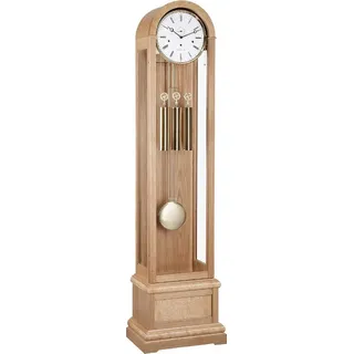 Hermle Standuhr Standuhr Eiche hell mit Wurzelholz - Hermle Modell: 01087-050461